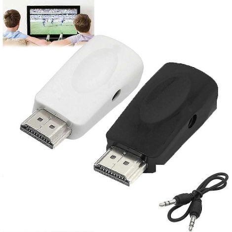 Boîtier TV intelligent de haute qualité, récepteur de duplication d'écran de téléphone portable, accès gratuit à toutes les chaînes, adaptateur d'affichage sans fil, convertisseur HDMI vers VGA. (1/5)