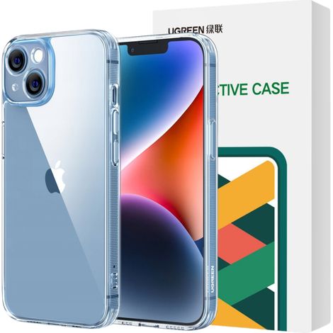 Funda protectora Ugreen Classy Clear Enhanced con marco de gel para iPhone 14 Plus Transparente (LP618) (1/5)