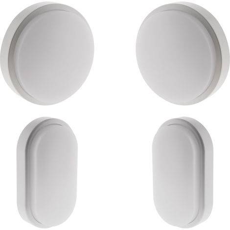 Hublot rond et ovale LED 14W - IP54, IK06 - Blanc neutre - Elexity