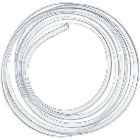3-meter Transparent Pressure Hose, 10 x 12mm Flexible PVC Pipe (1/4)