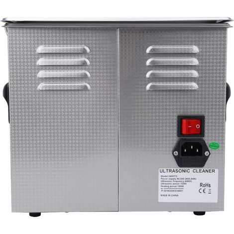 Nettoyeur ultrasonique à chauffage temporisé numérique Dekang 240HTD, capacité de 4,5 L, norme européenne 200-240 V (1/5)