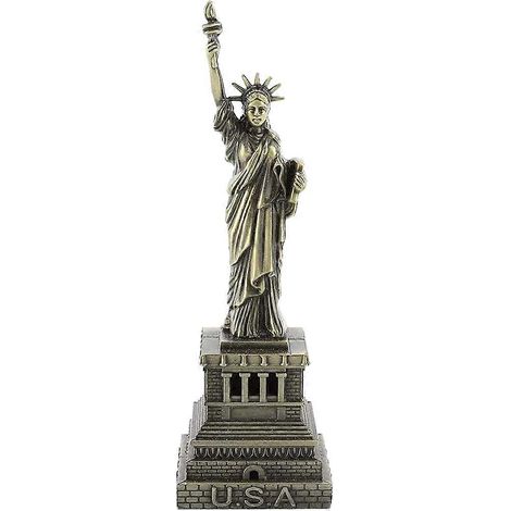 Statue de la Liberté décorative, figurine de bureau, modèle réduit de la Statue de la Liberté-15X4.3X4.3CM (1/4)
