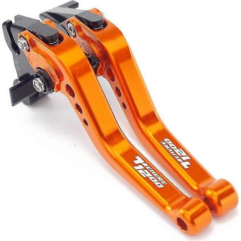 Verstellbare Brems- und Kupplungshebel für Yamaha Super Ténéré/XT1200ZE (2012–2022, 2019, 2018): Orange (1/5)