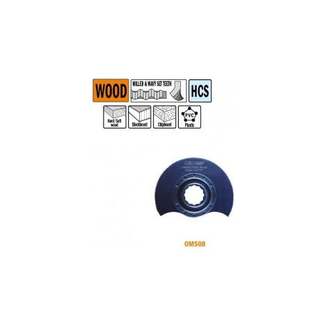 LAMA A SEGMENTI X TAGLIO LEGNO HCS D=87mm 18TPI-O (1/3)