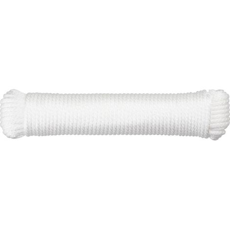 Wäscheleine Cloth-Line L-20 m/4 mm, PP, weiß (1/2)