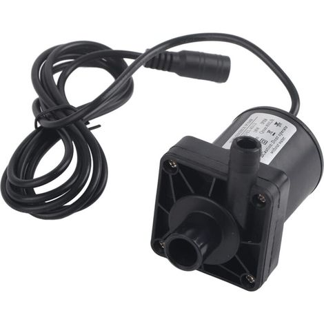 Pompes à Eau Submersible sans Balais, 12V 18W 800L/H Pompe Submersible DC Mini moteur sans balais silencieux pour piscines, bassins et aquariums (1/5)