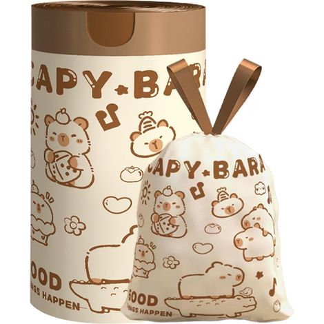 Sacs Poubelle À Cordon Coulissant - Capybara Pour Cuisine - Résistants (1/5)