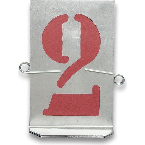 STAMPINI TRAFORATI 10 NUMERI MM. 40 (1/3)