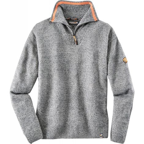Maglione Grigio Melange .M Lavoro Dimensioni
