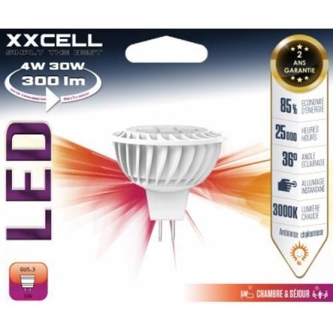 Ampoule Led 4W MR16 12V 300Lm
