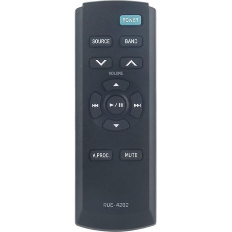 RUE-4202 Replacement Remote Control for Alpine Car Stereo System CDE-152 CDA-9887 CDE-HD137BT CDE-HD138BT CDE-SXM145 CDA-D855 CDA-W550 CDE-141 CDE-143BT CDE-HD148BT CDE-HD149BT CDA-117E (1/5)