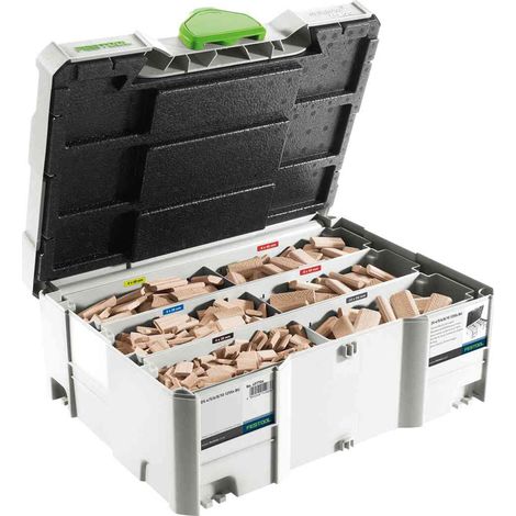 Festool 576794 Domino Sytainer Kit, DS 4/5/6/8/10 1255xBU Formerly 498899 - DS 4/5/6/8/10 (1/5)
