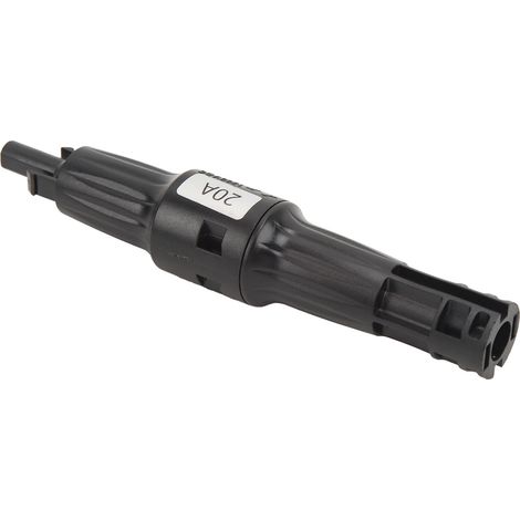 Connecteur FUSIBLE Photovoltaïque 1500V 20A Mâle Femelle IP68 Étanche Porte Fusible en Ligne pour Panneau Solaire Diode Anti Retour (1/5)