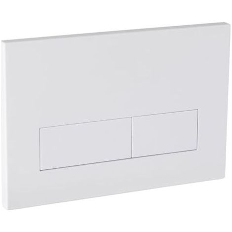 Plaque de libération Empyreal avec jeu de levier de rinçage et cadre de montage, pièces de rechange compatibles avec Geberit Sigma 01, 20, 30 & UP320 & 300, 115770115 Double Flush (blanc mat) (1/5)