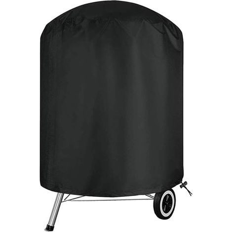 Housse pour barbecue de jardin et accessoires pour barbecue et fumoir (58 x 78 cm) noire (1/5)