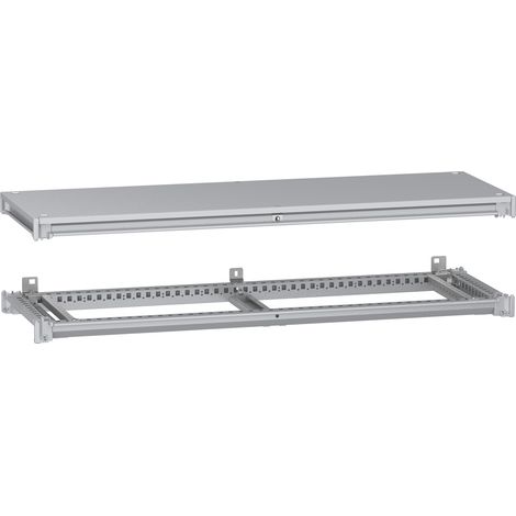 Telaio inferiore e superiore, PanelSeT SFN, per armadio elettrico L1200 P400mm, tetto incluso - NSYSFNC124