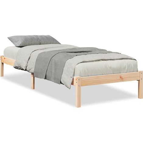 Maison Exclusive - Cama extralarga sin colchón madera maciza de p (1/5)