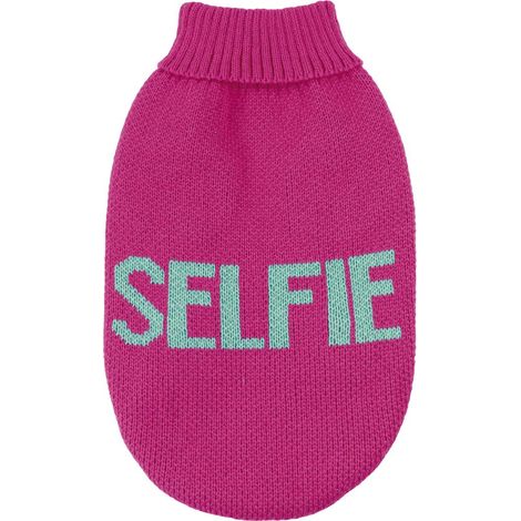 XXS 25 cm: Maglioncino per cani Influencer Selfie