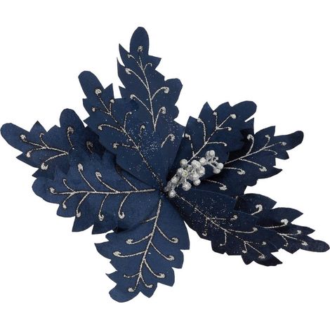 Sdn stella di natale blu notte 36 cm - Feeric lights & christmas
