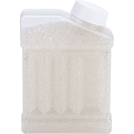 40000 perles cristal colorées 9-11mm pour pistolet à eau jouet enfants (transparent) (1/5)
