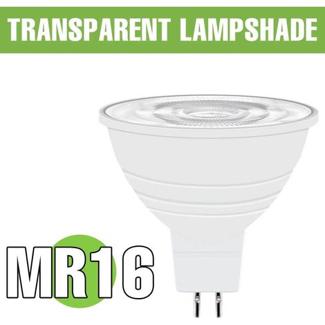 Lampes de croissance pour plantes Ampoules pour lustre GU5.3 220V (MR16 transparentes, blanc froid, 7 W) pour salon et chambre, éclairage doux. (1/5)