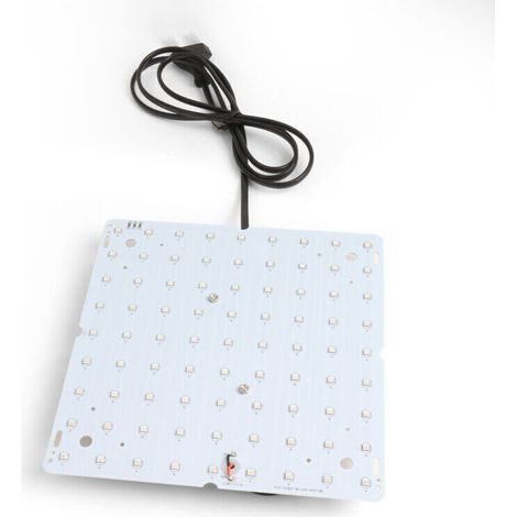 Lampes de culture LED pour plantes d'intérieur, IR rouge bleu à spectre complet pour plantes, panneau d'ampoule, lampe de croissance pour serre de culture intérieure, (81leds & EU Plug) [Classe énergé (1/4)