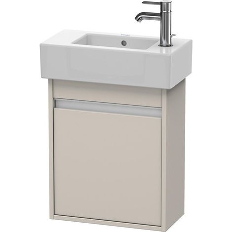 KETHO mobile lavabo 225x450x550mm apertura destra tortora