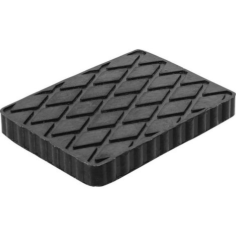 Tampon en Caoutchouc pour Pont Élévateur 160 x 120 x 20 mm - Résistant et Antidérapant - D-Work (1/5)