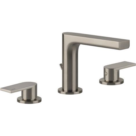 Gessi Emporio Via Manzoni groupe de lavabos avec 3 trous, vidange