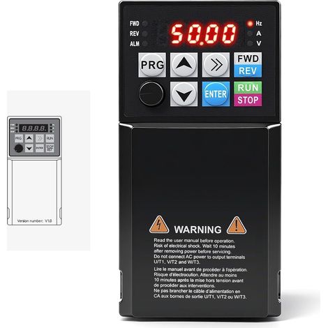 380v 380v 3-phase 2.2KW Three phase input/output 380V 380V VFD Frequency Converter, Variable Frequency Drive for Spindle Motor CNC Speed Control (1/5)
