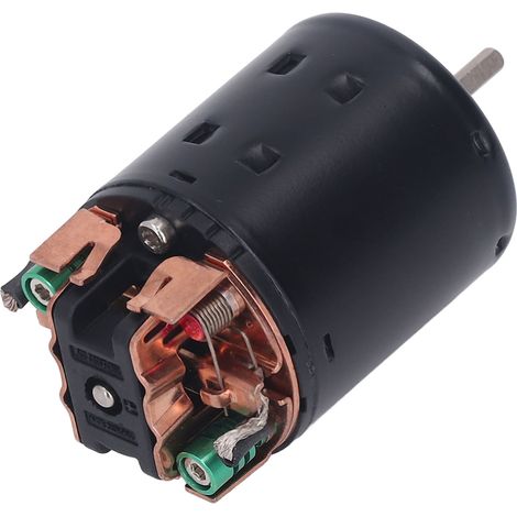 Moteur à balais DC 80T 5400RPM 0.85A 2100g, coque noire, haute torsion, balais de charbon, installation facile, pour voiture à grande vitesse (1/5)