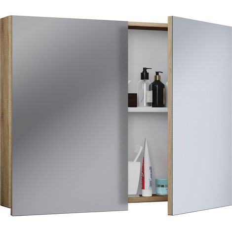 Espejo espejo de gabinete Badinos 59x60 cm 59x60x12 - VCM
