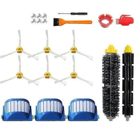 Kit de recharge pour accessoires iRobot Roomba séries 600 et 500 (595, 585, 564, 552, 595, 585).
