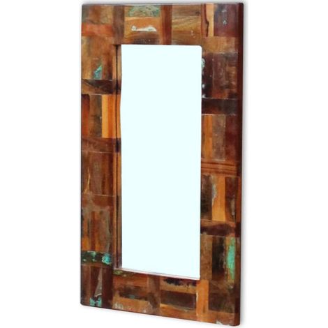 Maison Exclusive - Spiegel Altholz 80x50 cm