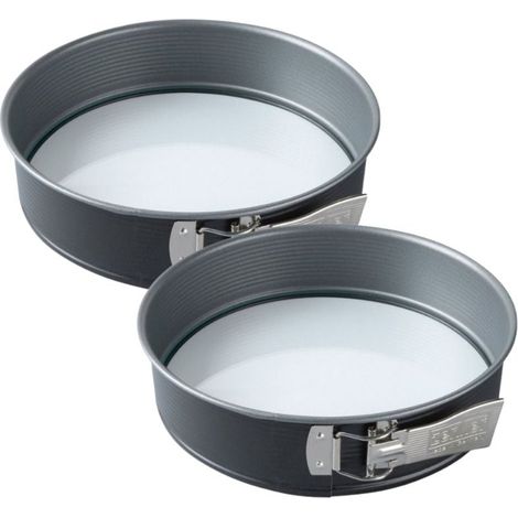 Ensemble de 2 Moules à manqué à charnière fond en verre 26 cm Zenker Energy (1/5)
