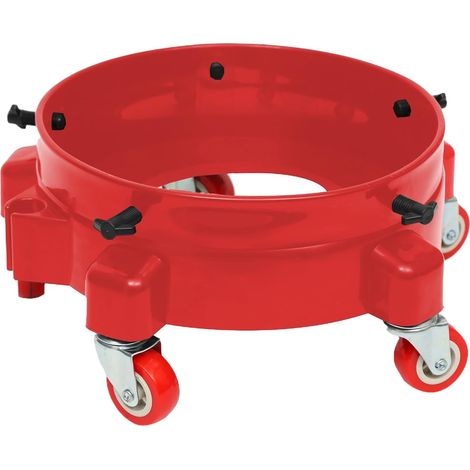 Chariot de seau avec roues, roulettes Accessoire de seau de lavage de voiture avec - Chariot de seau multifonction pour service alimentaire, huile, graisse, maçonnerie, lavage de voiture (1/5)