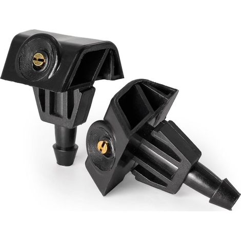 Jeu de 2 gicleurs de lave-glace pour Nissan X-Trail (2007–2021), Juke (2010–2018), Note (2004–2011), Leaf (2010–présent), Murano, Pathfinder et Tiida (1/5)