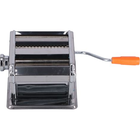 Machine à pâtes en acier inoxydable, épaisseur réglable (9 épaisseurs), pour spaghettis et raviolis (1/5)
