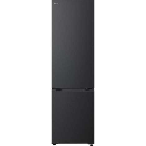 LG GBBS726BEV Frigorifero combinato Fit &amp Max 60cm, Classe B, 375L, AI Inverter, Black Steel. Capacità netta totale: 375 L. Cerniera porta: Destra, Tipo di display: LED. Classe climatica: T, Em...