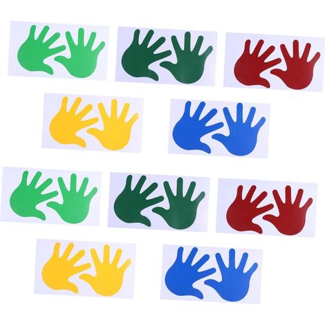Lot de 20 paires d autocollants muraux en PVC stickers (1/5)
