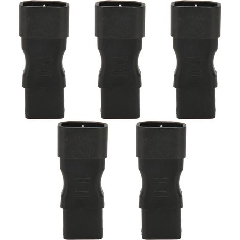 5 Pièces Connecteur d'Alimentation IEC320 C14 vers IEC240 C13, Cordon d'Extension pour PDU, Ordinateur, TV, Imprimante, Moniteur, 250V 2.5A 10A (1/5)