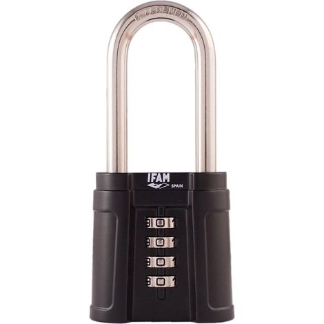 IFAM 051820 Cadenas Black Force - Code à 4 chiffres - Anse Haute (1/2)