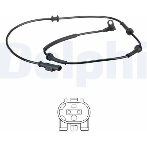 Capteur, vitesse de roue Delphi Technologies SS20611 FIAT 51846660 52012823