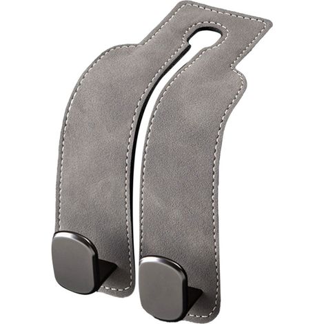 Soporte para reposacabezas de coche, soporte para bolso y soporte doble para teléfono (negro) (1/5)
