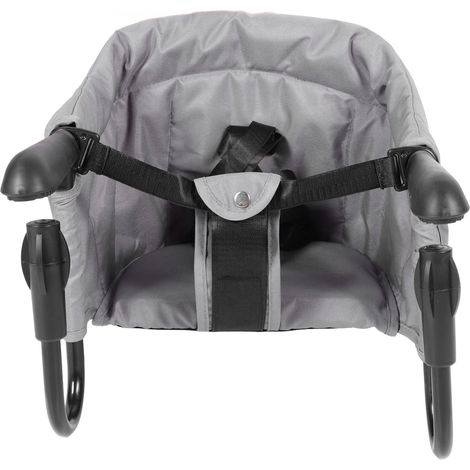 Oxford – chaise à crochet Portable, multifonction, pliable, amovible, conception à charge élevée, Table rapide pour la maison et les voyages, gris (1/5)