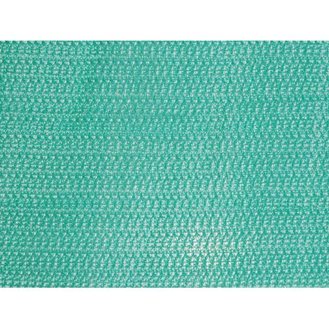 Filet échafaudage 150g/m² - Mailles triangulaires - Sablage Vert 3m x 50m