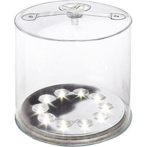 EASYCOMFORT Lampe de camping gonflable solaire pliable pour tente, éclairage d'urgence (1/4)