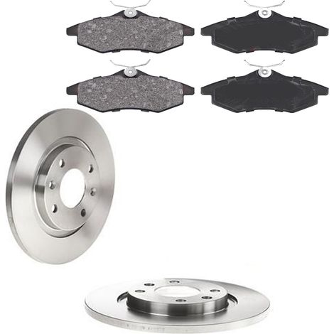 KIT FRENI ANTERIORI compatibile con CITROEN C2 (JM) - DISCHI + PASTIGLIE OEM: FDB1542 / 16899 , 17336 /SOSTITUZIONE DIRETTA/BASSA POLVERE/SILENZIOSO (1/5)