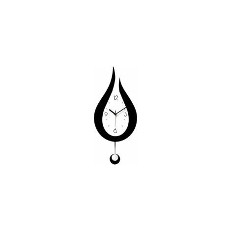 Pendules Murales Silencieuses Gouttelettes d'eau Swing Horloge Murale Design Moderne Style Nordique Salon Horloges Murales Mode Creative Chambre Horloge Murale - Crezuo (1/4)
