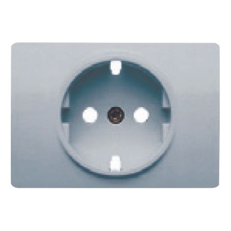 Abdeckung für Stecksockel 2P + TT SILBER LUNA BJC Coral 21724-PL